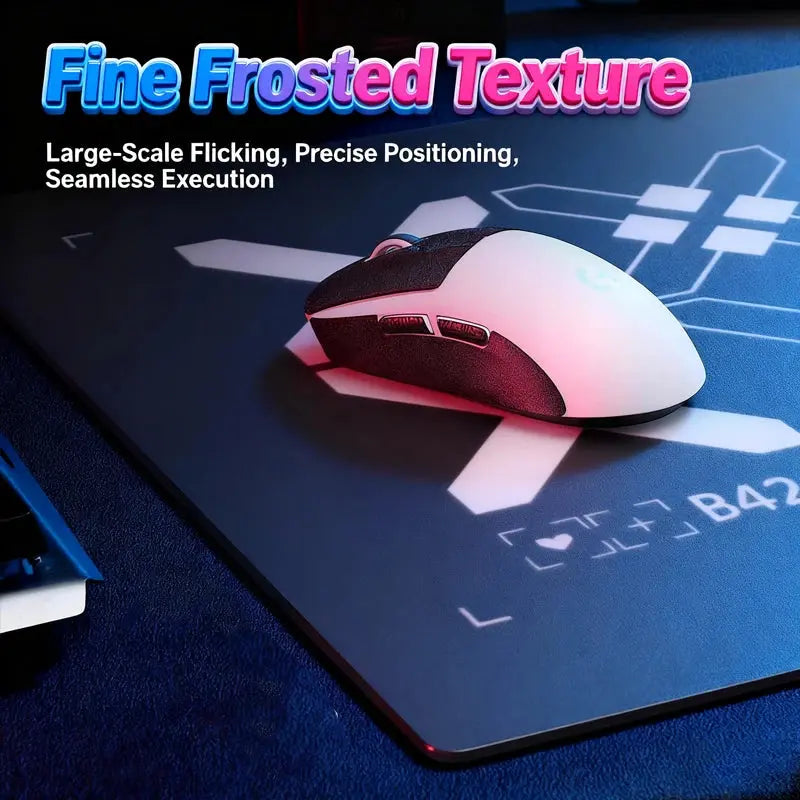 Glass Mousepad Skypad SORA Game Glass Mouse Pad Customized Pattern Smooth Gaming Desk Mat Fps Esports Office Gaming Accessories Dropshipman